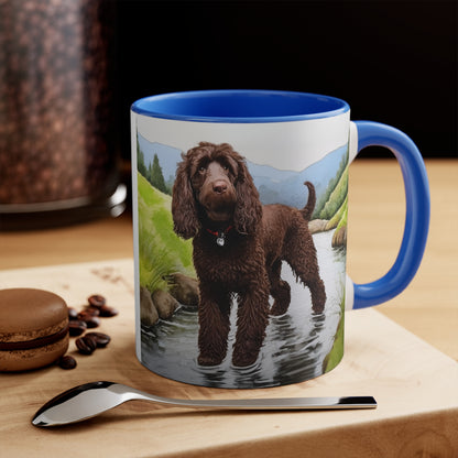 Irish Water Spaniel 11oz Ceramic Accent Mug