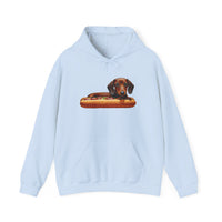 Dachshund 'Weiner Dog'  --  Unisex 50/50 Hooded Sweatshirt