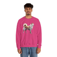 Kishu Ken - Unisex 50/50 Crewneck Sweatshirt