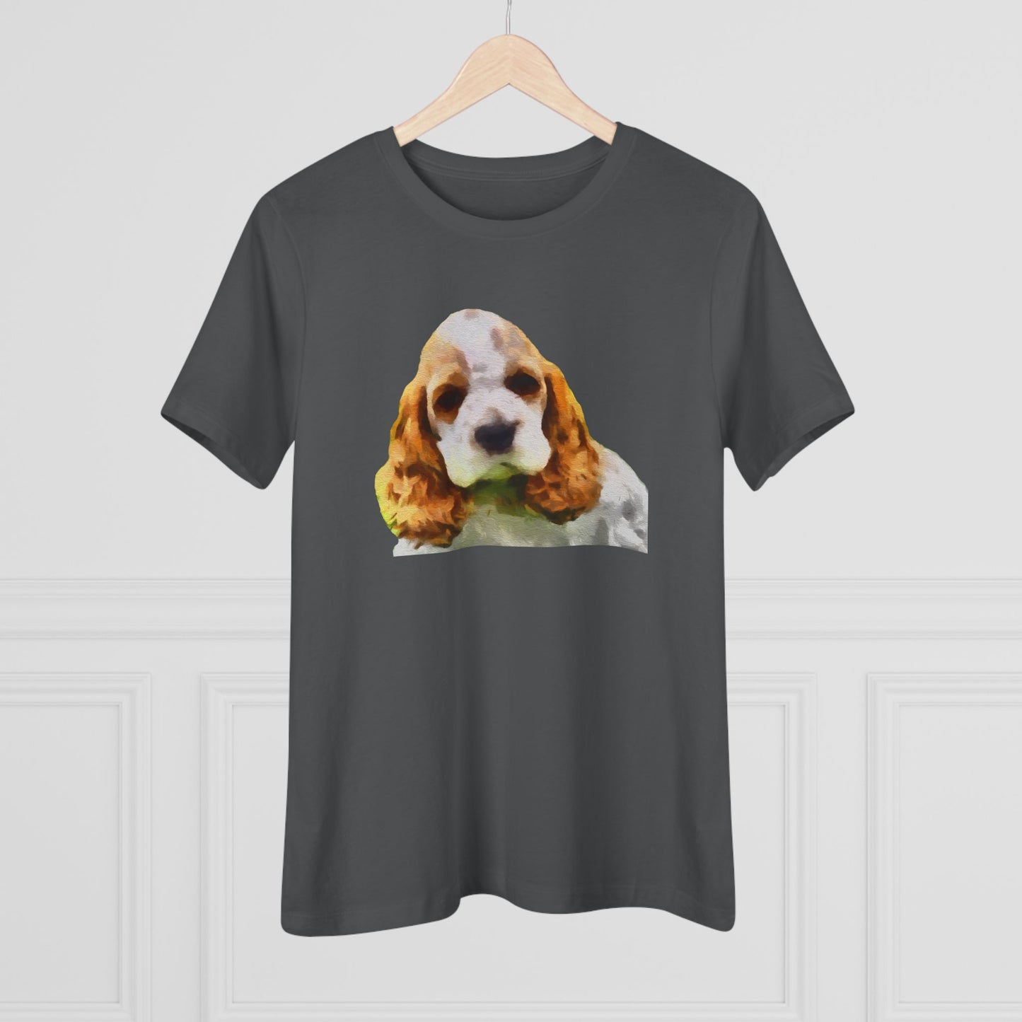 Cocker Spaniel 'Hogan' Women's Relaxed Fit Cotton Tee
