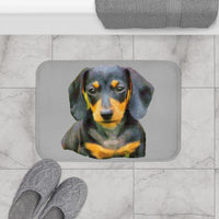 Dachshund 'Doxie 2' Bathroom Rug Mat