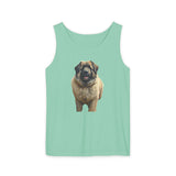 Caucasian Shepherd Dog - Unisex Relaxed Fit Garment-Dyed Tank Top