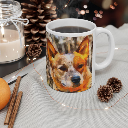Red Heeler - Australian Cattle Dog - Ceramic Mug 11oz