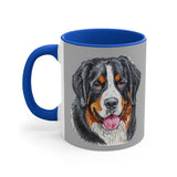 Bernese Mountain Dog #2 Accent Coffee Mug, 11oz (Size: 11oz)