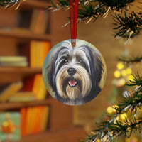 Tibetan Terrier Metal Ornaments