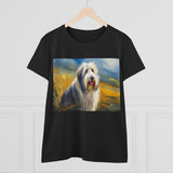 Old English Sheepdog Women's Midweight Cotton Tee