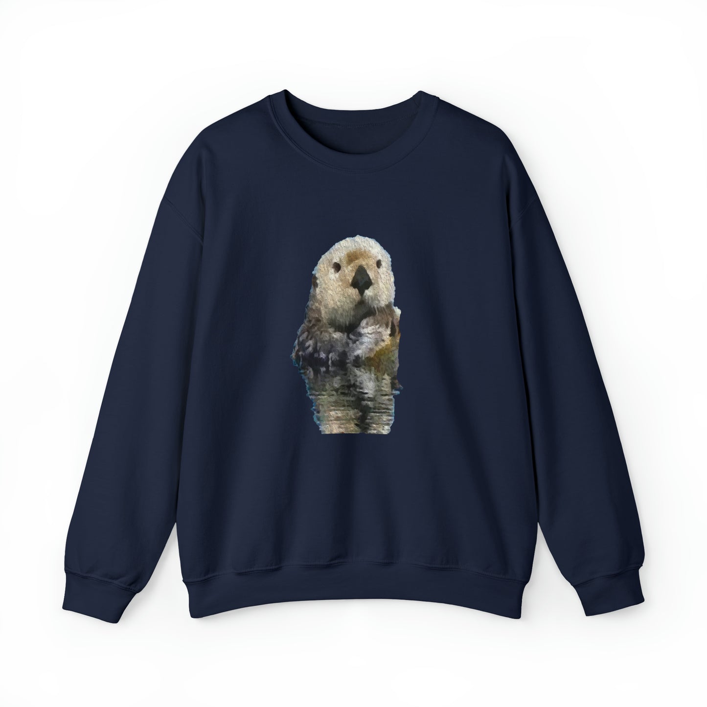 Sea Otter 'Ollie' Unisex 50/50 Crewneck Sweatshirt