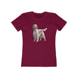 English Setter #4 - Women's Slim Fit Ringspun Cotton Tee