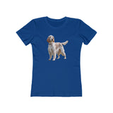 English Setter #4 - Women's Slim Fit Ringspun Cotton Tee