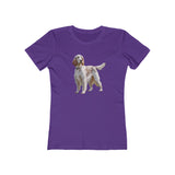 English Setter #4 - Women's Slim Fit Ringspun Cotton Tee