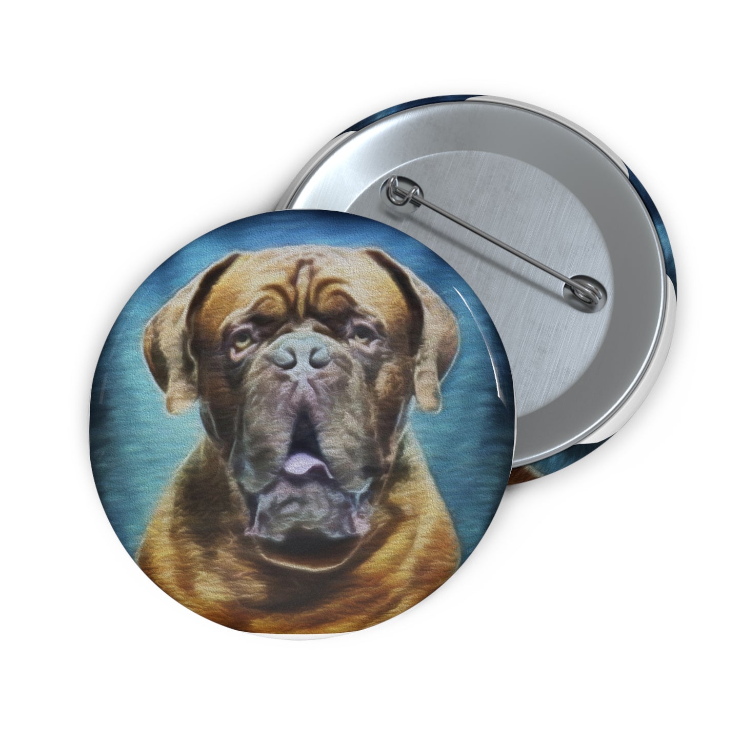 Dogue de Bordeaux Metal Pinback Button