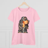Gordon Setter 'Angus' Women's Midweight Cotton Tee