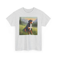 Greater Swiss Mountain Dog Unisex Heavy Cotton Tee