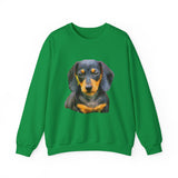 Dachshund 'Doxie #2' Unisex 50/50 Crewneck Sweatshirt