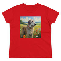 irish Wolfhound - Women's Midweight Cotton Tee