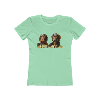 Boykin Spaniels - Women's Slim Fitted Ringspun Cotton T-Shirt