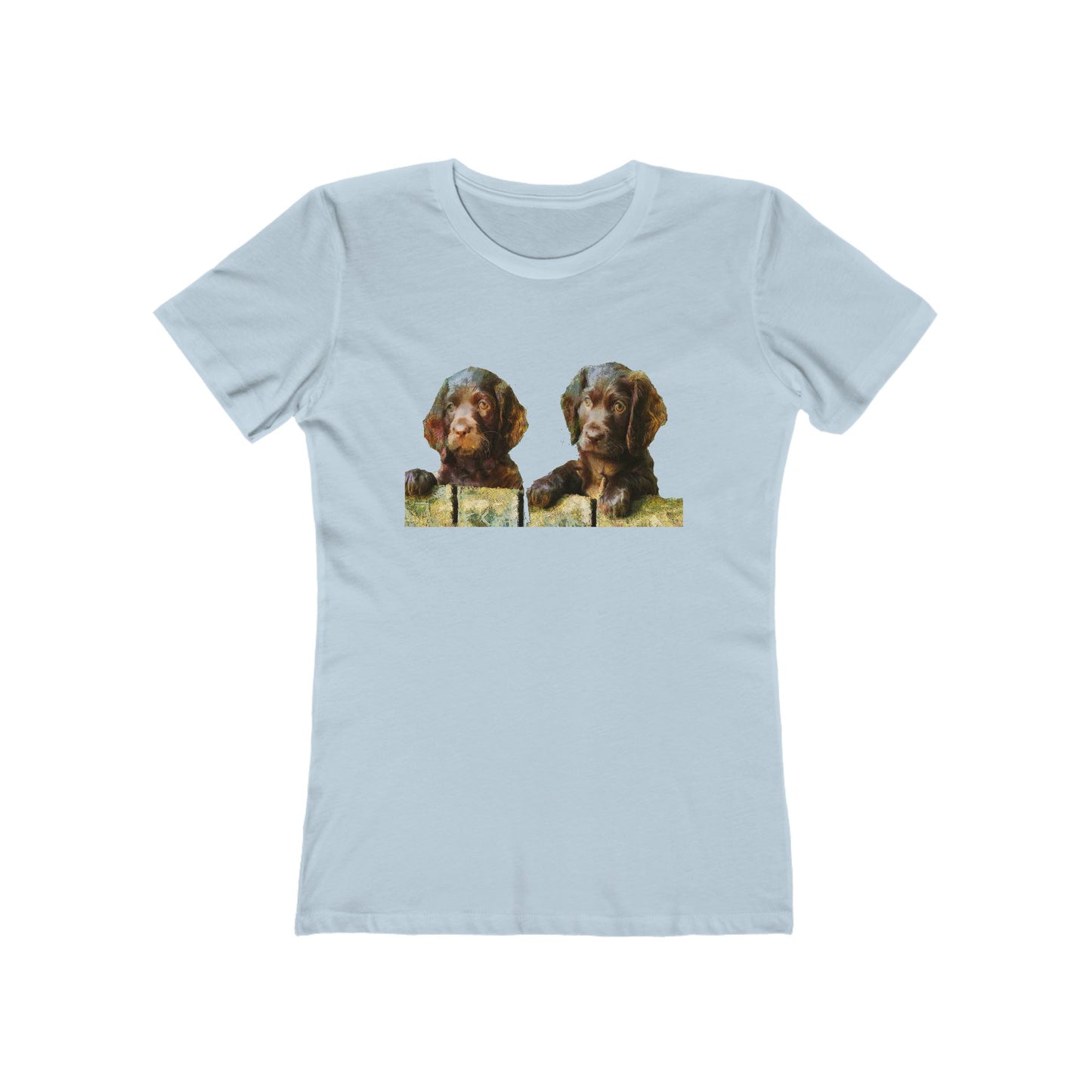 Boykin Spaniels - Women's Slim Fitted Ringspun Cotton T-Shirt