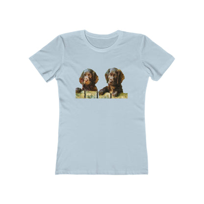 Boykin Spaniels - Women's Slim Fitted Ringspun Cotton T-Shirt