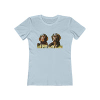 Boykin Spaniels - Women's Slim Fitted Ringspun Cotton T-Shirt