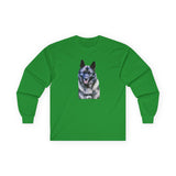 Norwegian Elk Hound Unisex Cotton Long Sleeve Tee