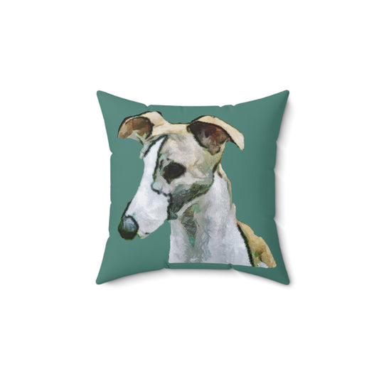 Whippet 'Simba' Spun Polyester Throw Pillow
