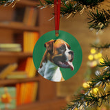 Boxer 'Cooper' Metal Ornaments