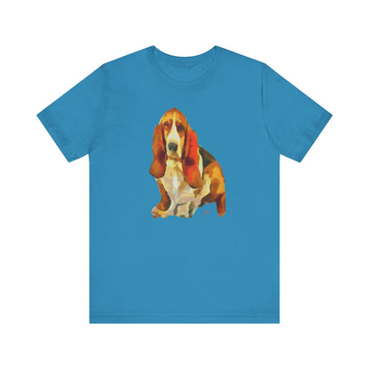 Basset Hound 'Lautrec' Unisex Jersey Short Sleeve Tee