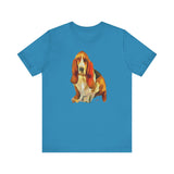Basset Hound 'Lautrec' Unisex Jersey Short Sleeve Tee