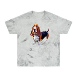 Basset Hound  --  Unisex Color Blast T-Shirt