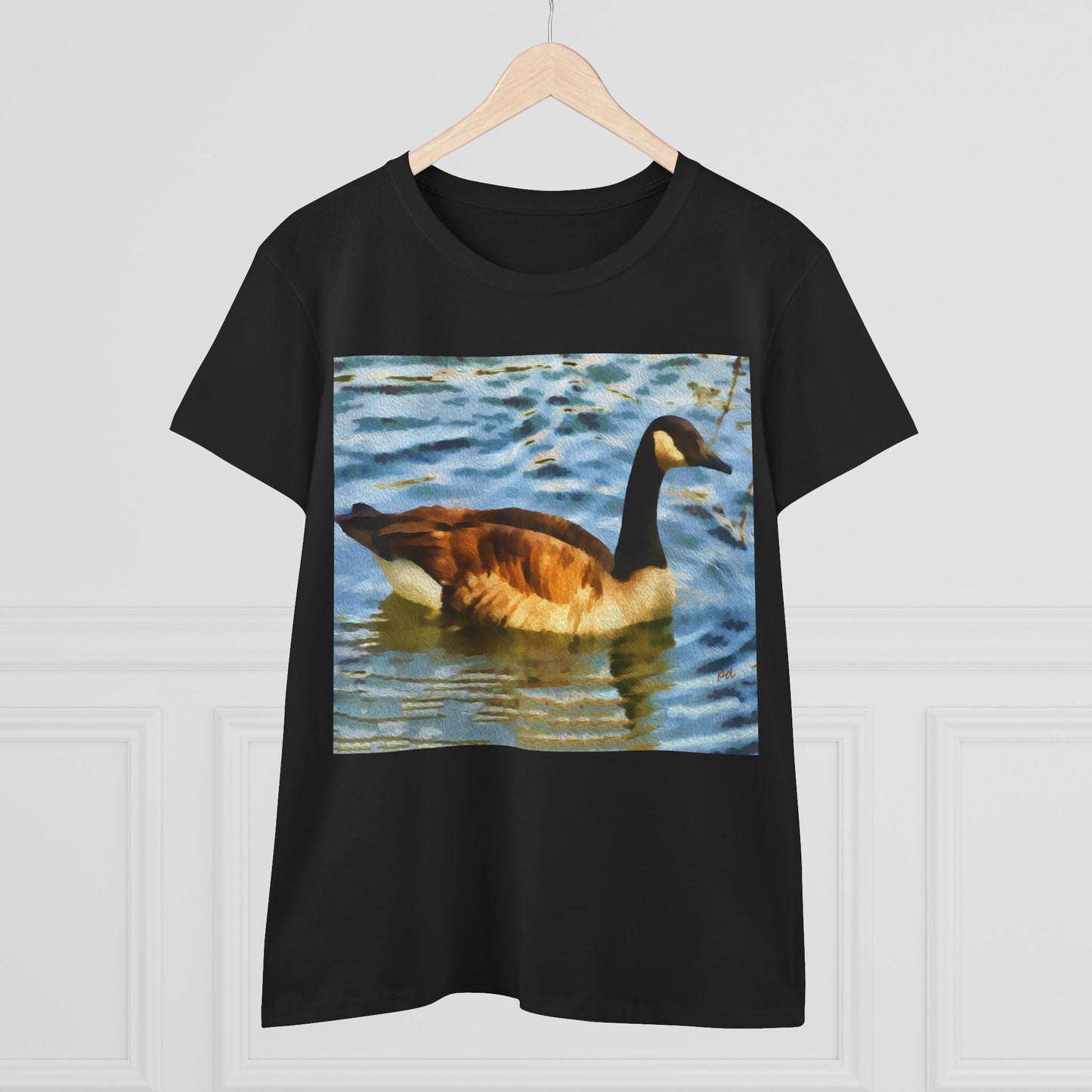 Canadian Geese Women's Midweight Cotton Tee