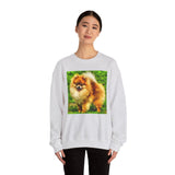 Pomeranian 'Pom Pom' Unisex Crewneck Sweatshirt