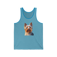 Silky Terrier Unisex Ring-Spun Cotton Jersey Tank