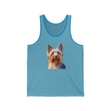 Silky Terrier Unisex Ring-Spun Cotton Jersey Tank