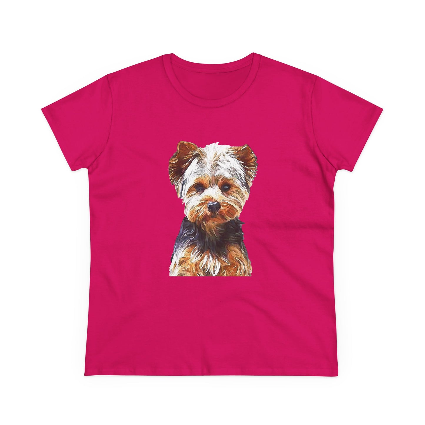 Yorkshire Terrier - Yorkie 'Lupis' Women's Midweight Cotton Tee