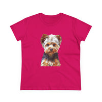 Yorkshire Terrier - Yorkie 'Lupis' Women's Midweight Cotton Tee