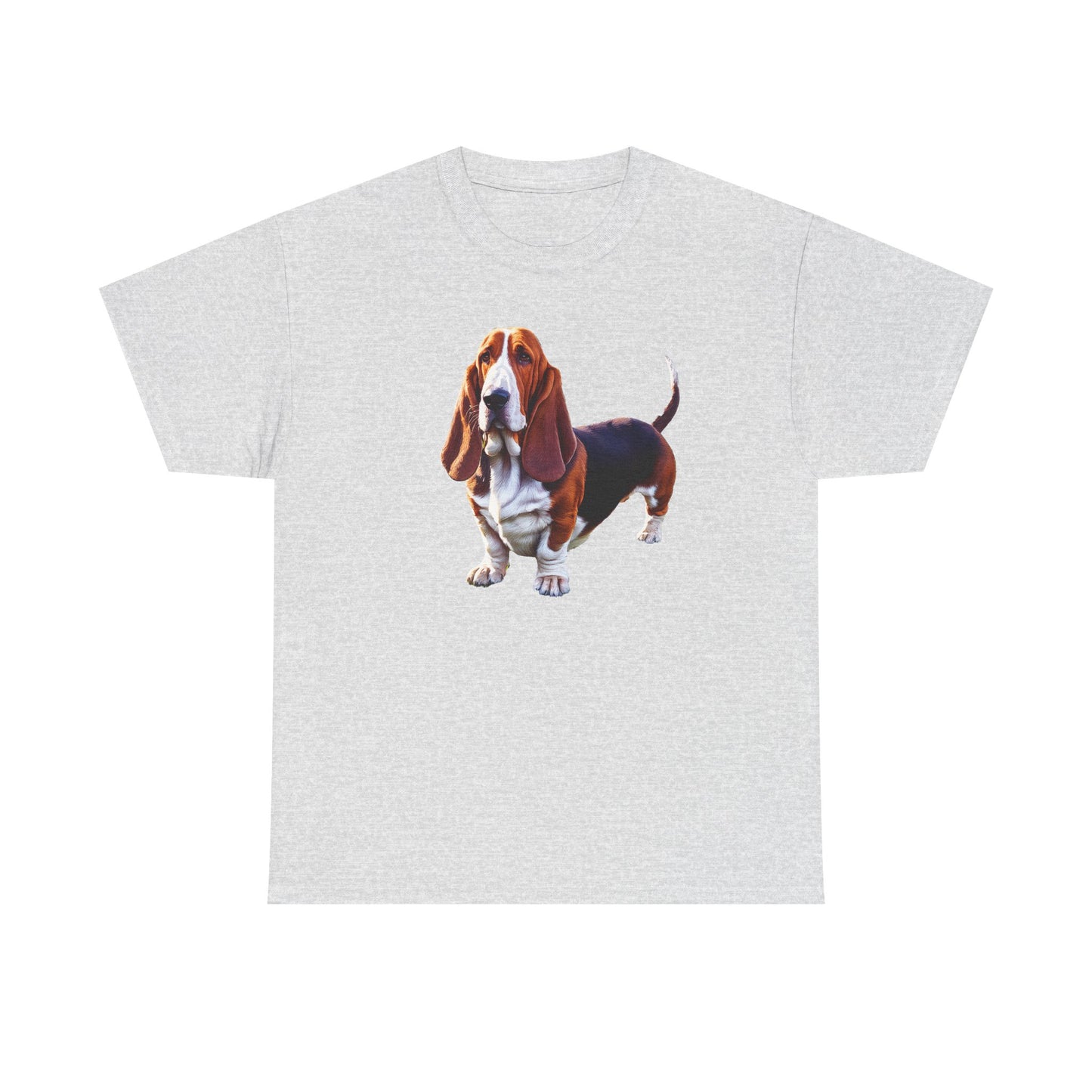 Basset Hound Unisex Heavy Cotton Tee: A Love Letter to Your Scent Hound