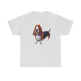 Basset Hound Unisex Heavy Cotton Tee: A Love Letter to Your Scent Hound