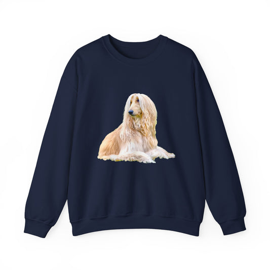 Afghan Hound Unisex 50/50 Crewneck Sweatshirt