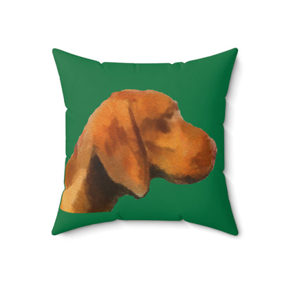 Hungarian Vizsla 'Bela' Spun Polyester Throw Pillow