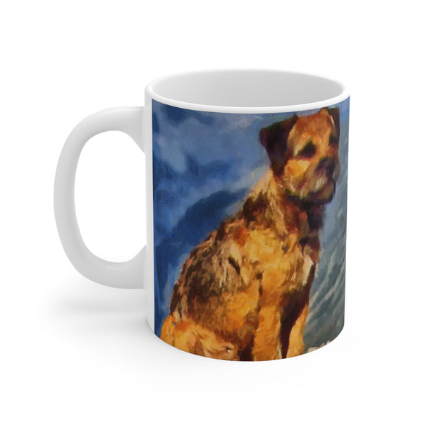 Border Terrier 'Andrew'   -  Ceramic Mug 11oz