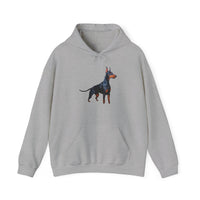 Doberman Pinscher #1 - Unisex 50/50 Hooded Sweatshirt