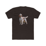 English Setter #4 - Men's Fitted Cotton Crew Tee