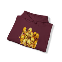 Golden Retriever Puppies - Unisex  50/50 Hoodie