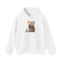 Luxurious Chinese Shar-Pei 50/50 Hooded Sweatshirt