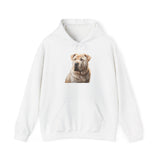Luxurious Chinese Shar-Pei 50/50 Hooded Sweatshirt
