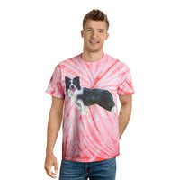 Border Collie '#1' Cyclone Tie-Dye Tee