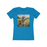 Irish Wolfhound Women's Slim Fitted Ringspun Cotton Tee