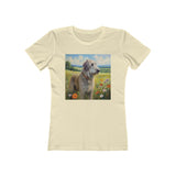 Irish Wolfhound Women's Slim Fitted Ringspun Cotton Tee