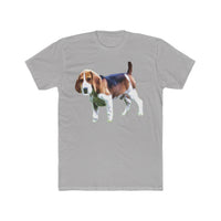 American Foxhound --  Men's Fitted Cotton Crew Tee