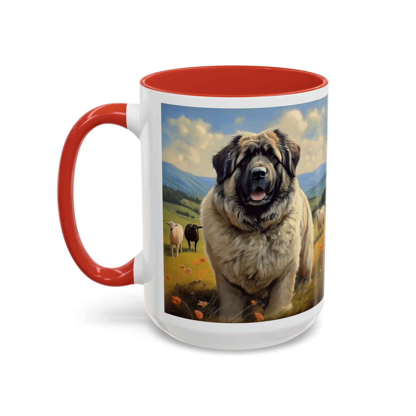 Caucasian Shepherd Dog Ceramic Accent Coffee Mug